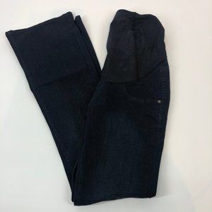 Kimii + Kai dark wash flare denim Maternity Jeans